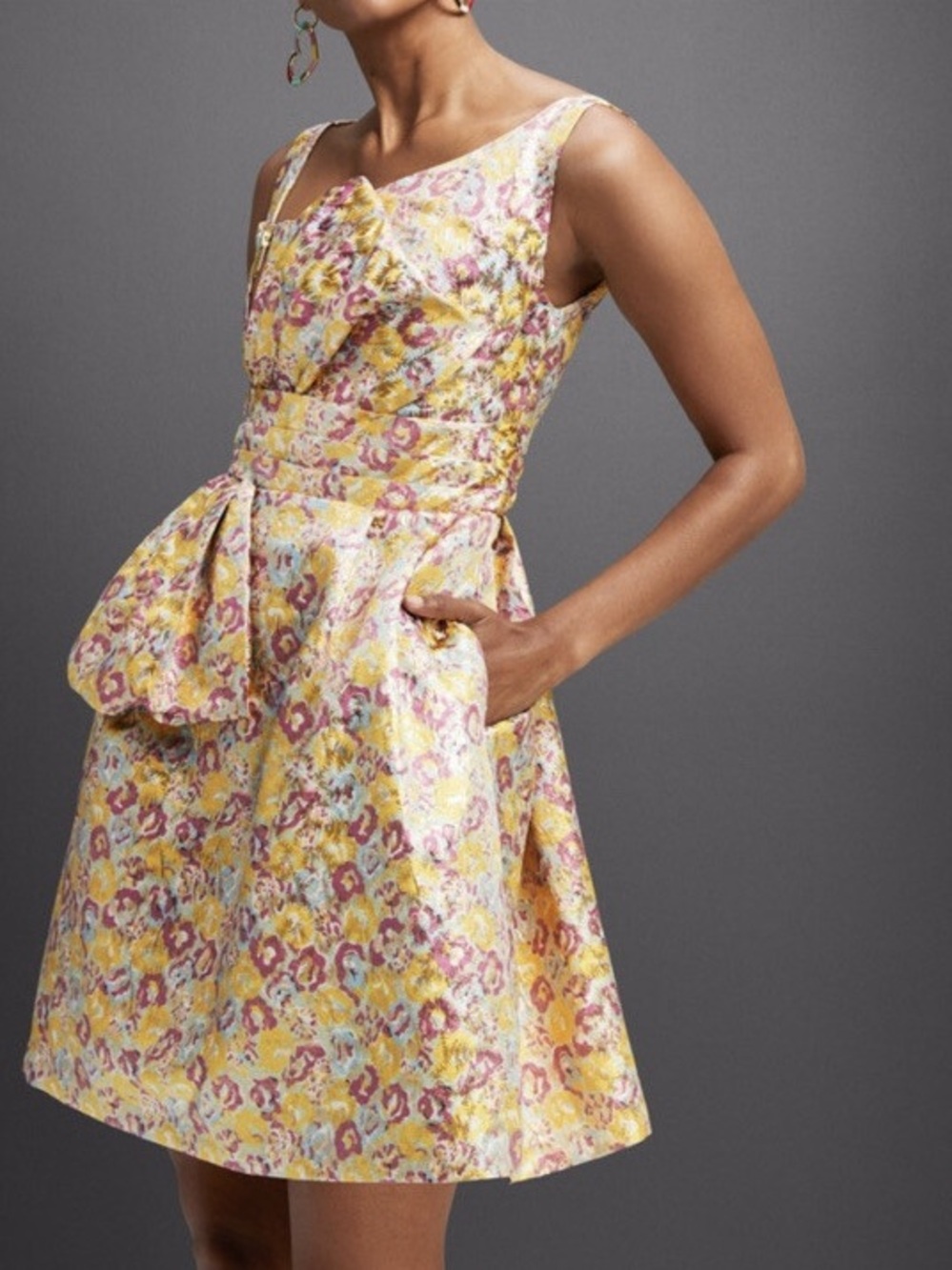 Zac Posen for Target Size 11 Brocade Floral Party Dress